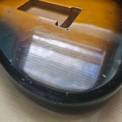 1982 Squier/Fender JV Stratocaster '57 Reissue Sunburst Body /Japanese Vintage RI Fujigen Relic/ image 4
