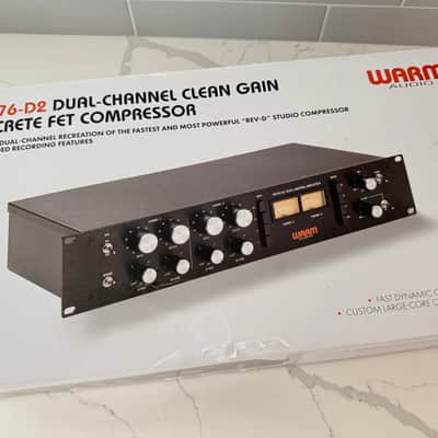 Warm Audio WA76-D2 Stereo FET Compressor 2024 - Present - Black image 7
