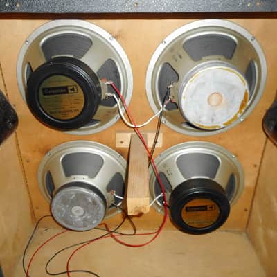 Marshall 1960B 4x12 Bottom cab (stage used by Agnostic Front out of NYC) 1974 - Black image 8