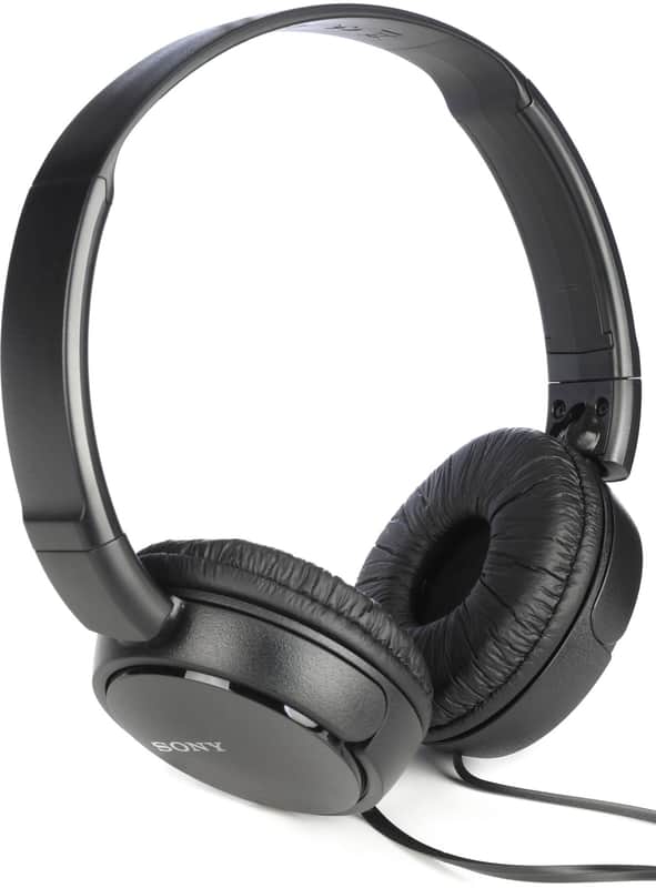 Sony MDRZX110 ZX Series Wired On-ear Headphones - Black (2-pack) Bundle image 1