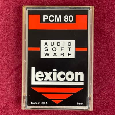 Lexicon PCM 80 David Rosenthal Music FX Algorithm Card image 1