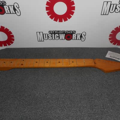 Allparts Fender Licensed Maple Strat Neck, 10" Radius, Nitro Finish - #SMNF-C image 1