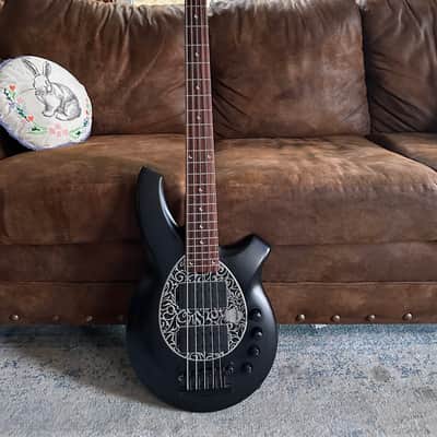 Ernie Ball Music Man Bongo 5 HH -2009- Stealth Black image 3
