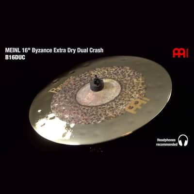 Meinl Byzance Dual Crash Cymbal 16 image 2