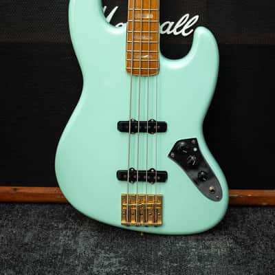 Fender Jazz Bass 1975/76 - Sea Foam Green MOD image 2