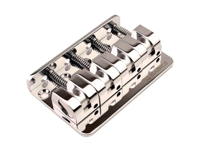 Babicz FCH-4 Bass Bridge, Z-Series, 5-Hole Mount - Nickel---nickel image 1