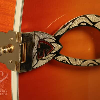 1988 Guild Artist Award in RARE Orange Sunburst w/ flame maple back + sides image 12
