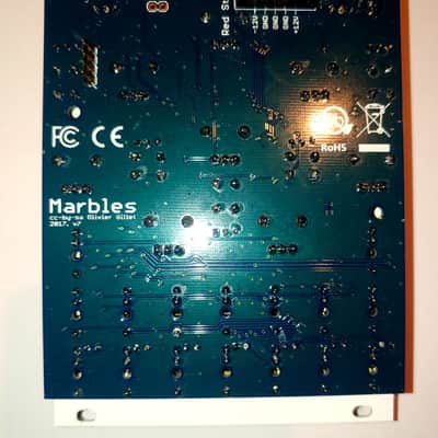 Mutable Instruments Marbles Eurorack Random Sampler Synth Clone Module (White Textured Magpie) image 3