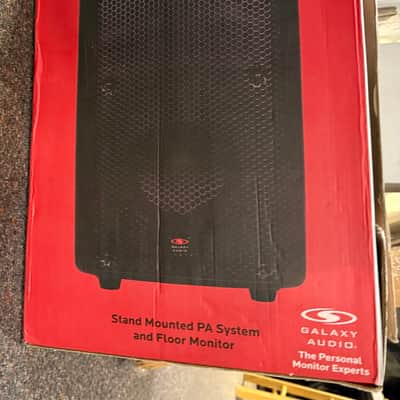 Galaxy Audio GPS-8 8" 200-Watt Powered Monitor 2010s - Black image 1