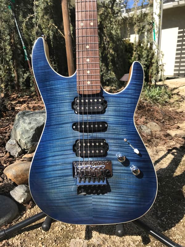 Warmoth Soloist Dramatic Flame Finish image 1
