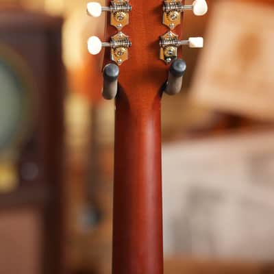 Guild M-20 Natural All African Mahogany Concert Acoustic Guitar #0317 image 10