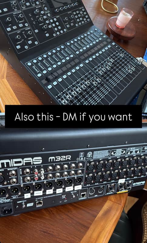 Midas M32R LIVE Digital Mixing Console 2018 - Present - Black image 1