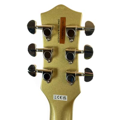 Gretsch G2210 Streamliner Junior Jet Club gold dust electric guitar image 8