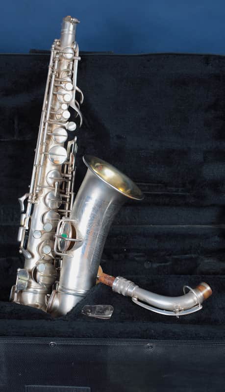 Conn New Wonder Transitional / 6M Alto /  1930 - Brushed Silver image 1