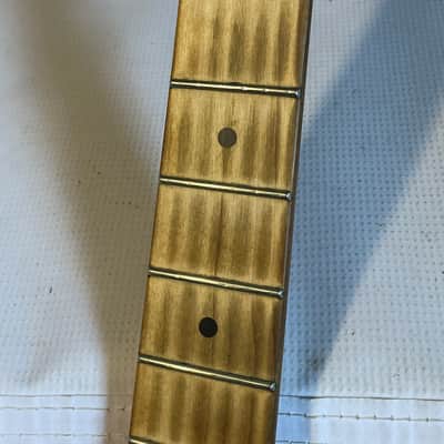 2017 MIM Charvel San Dimas Pro Mod Guitar Neck Floyd Ready 22 Fret Truss Wheel (Heavy Relic Wear) image 10