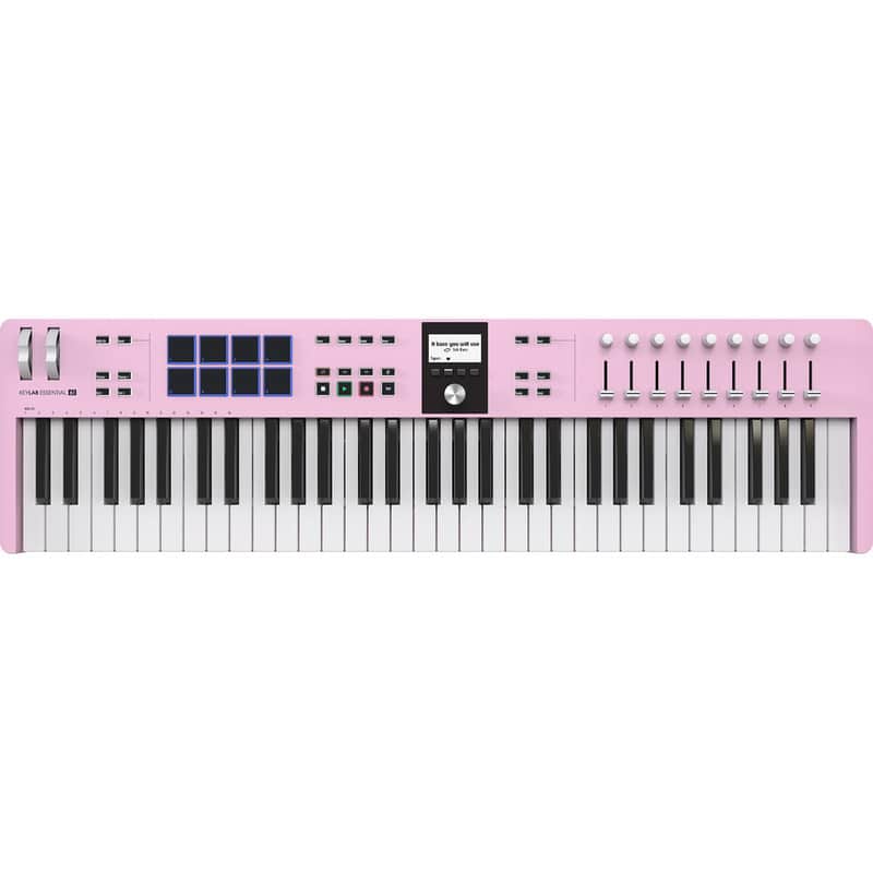 Arturia KeyLab Essential Mk3 61-Key MIDI Controller Rose Quartz image 1