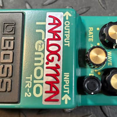 Boss TR-2 Tremolo Analogman Modded Super Added Volume Pot Mod Trem image 3