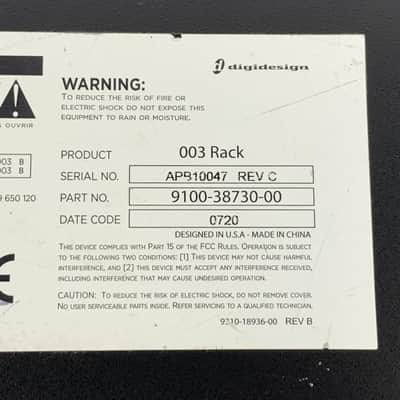 Digidesign Digi 003 Rack+ Rackmount Firewire Interface with 8 Mic Pres 2000s - Gray - TGHM image 6