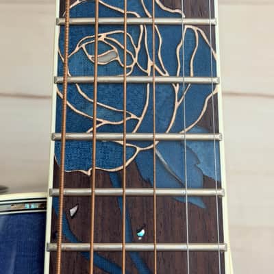 Takamine LTD2021 (Blue Rose) - Charcoal Blue Gradation image 6