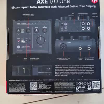 IK Multimedia Axe I/O One USB-C Audio Interface 2023 - Present - Black image 3