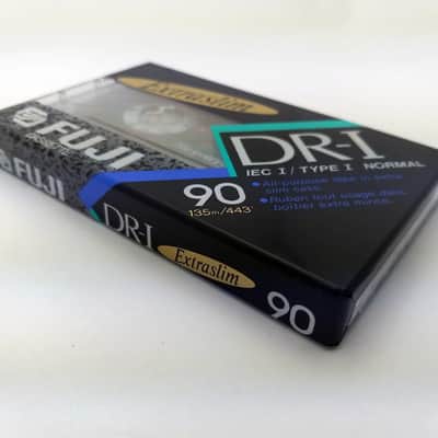 New Sealed Fuji DR-I 90 IEC I / Type I Normal Cassette 90 Minutes Blank Audio Slim Cassette Tape image 2