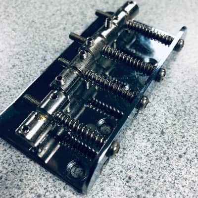 Fender Standard Series Bass Bridge Assembly Chrome image 3