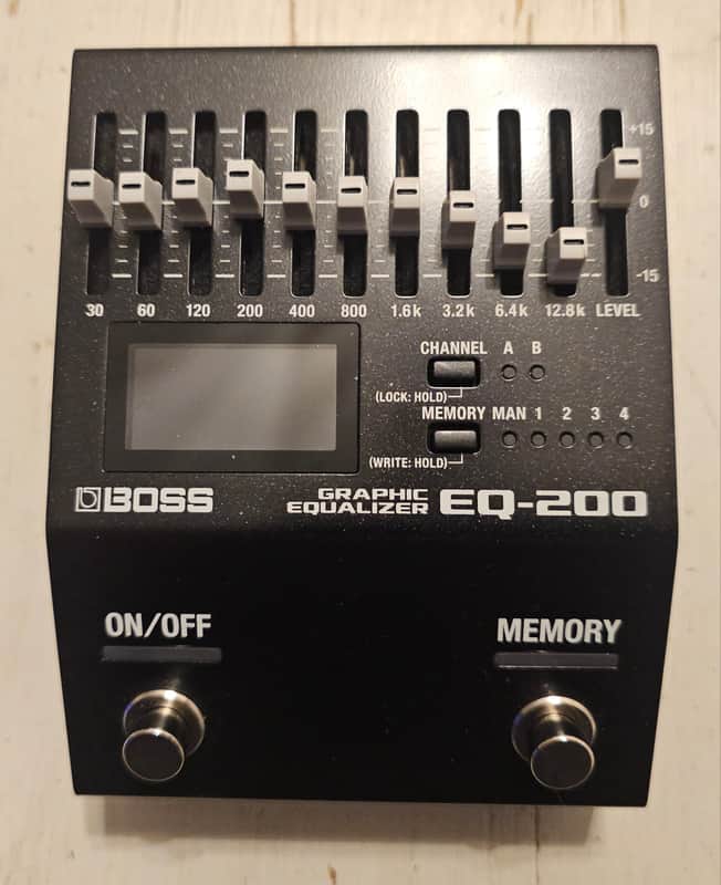 Boss Graphic Equalizer EQ 200 Booster Preamp image 1