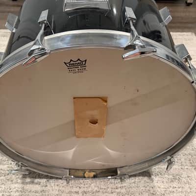 Sonor Phonic 22x14” Bass Drum 1987 ONYX Gloss Black - Bobby Christian Estate image 8