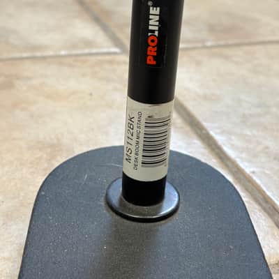 Proline MS112BK Desk Boom Mic Stand kick drum image 5