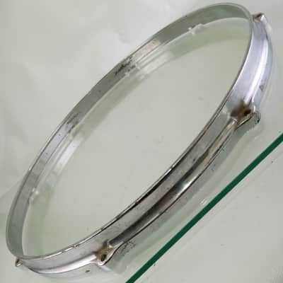 Gretsch 16"Die-Cast 8-Lug Floor Tom Drum Rim Hoop Vintage 60s Chrome USA image 3