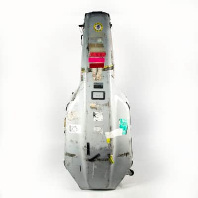 Silver Sparkle Upright Bass Owned by Brian Setzer image 8