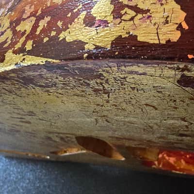 Telecaster Massa Guitar body – Gold Leaf-Abstract Impression image 9