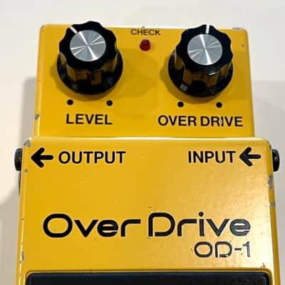Boss OD-1 in Original Box Over Drive (Black Label) 1977 - 1985 Great Condition Fast Ship!! image 8