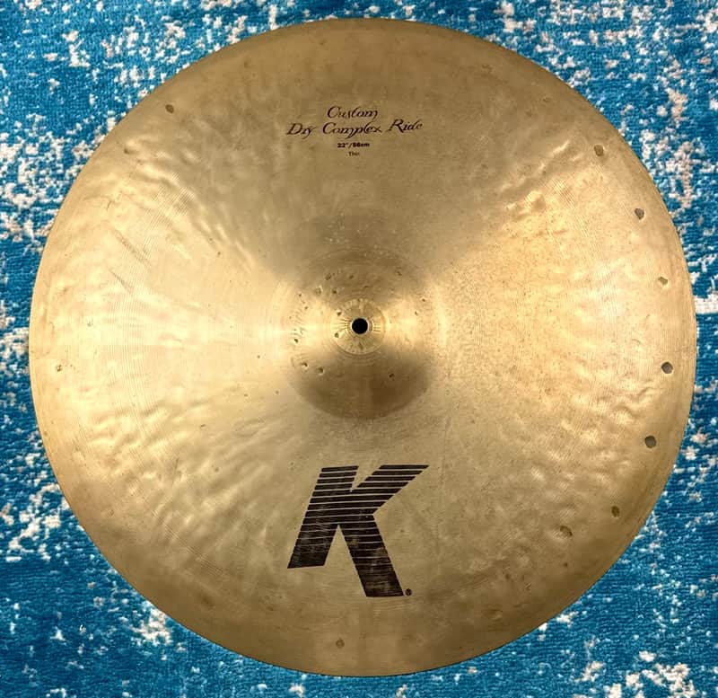 22” Zildjian K CUSTOM DRY COMPLEX THIN Ride 2142g ORIGINAL!! BILL STEWART Ride!! image 1