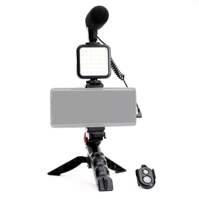 Savage Mobile Vlogging Kit with Microphone, Light and Adaptable Stand image 5