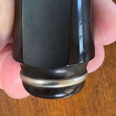 Lelandais (Steel Ebonite) Soprano mouthpiece Soprano 1940's-1950's - Black Hard Rubber image 5