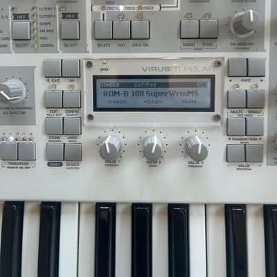 Access Virus TI Polar 37-Key Digital Synthesizer 2005 - White image 4