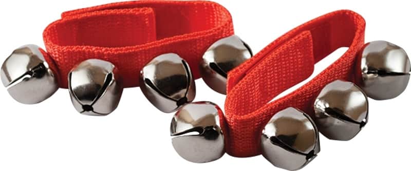 Mano Percussion MP-WBL-RD - Wrist Bells, Red image 1