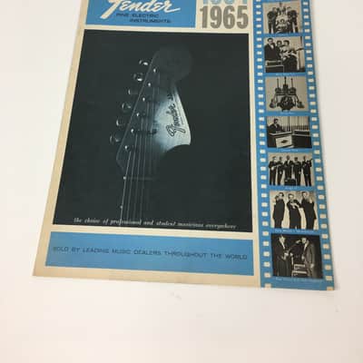 Fender Catalog 1964 1965 Case Candy Telecaster Stratocaster Jazzmaster Jaguar image 1