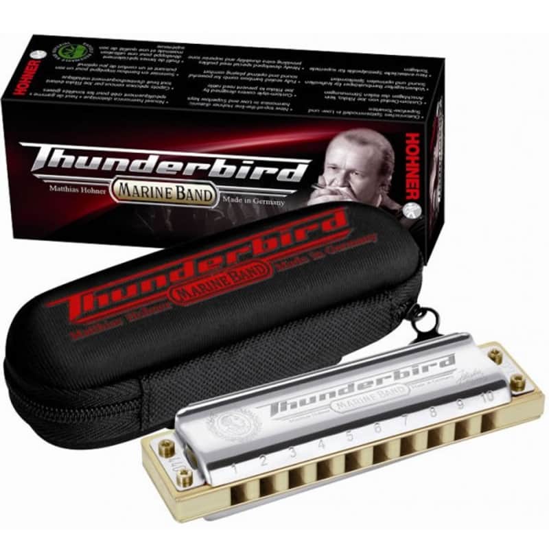 HOHNER Marine Band Thunderbird 20-Stimmen C-Low Diatonische Mundharmonika. image 1