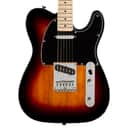 Squier Affinity Series Telecaster, Maple Fingerboard, Black Pickguard, 3-Color Sunburst