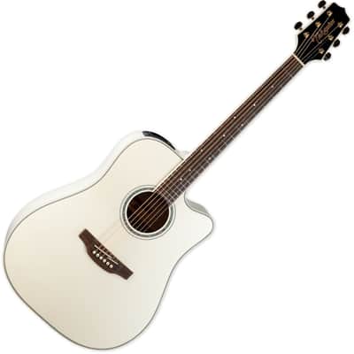 Takamine GD37CE Acoustic Electric Guitar Pearl White image 1