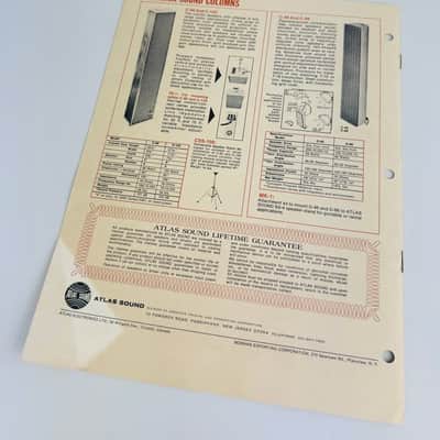 Atlas Sound Dealer Literature Package 1972 image 3
