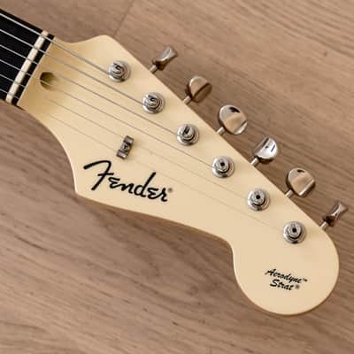 2014 Fender Aerodyne Stratocaster AST-M/SSH Medium Scale 24 3/4" White, Japan MIJ image 4