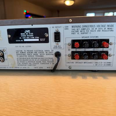 🔥JVC R-S33 80W Receiver w 5-Band EQ! Phono Ready To Rock And Roll FRESH SERVICE image 8