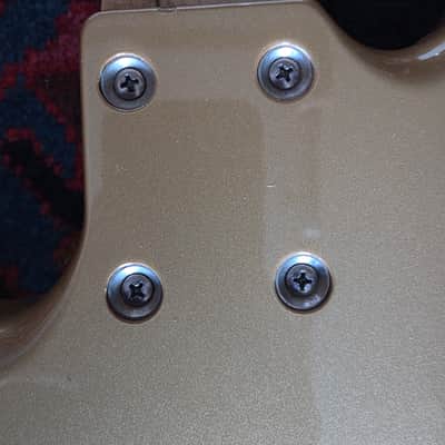 Lakland Joe Osborn # 01 Signature Bass Shoreline Gold w/ OHSC & Frank Hammond Pickups - Jeff Beck Carved His Name On Back!!! image 12