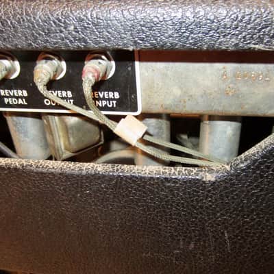 1965 Fender Super Reverb 2-Channel 40-Watt 4x10" Guitar Combo - Black Panel image 6