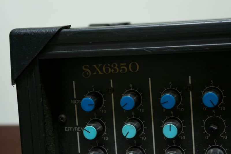 Sunn SX6350 350 Watt Powered Mixer Black | Reverb
