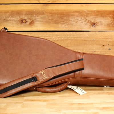 GIBSON Gig Bag Premium Soft Case Brown Vinyl Leather Fits SG Les Paul Gigbag image 5