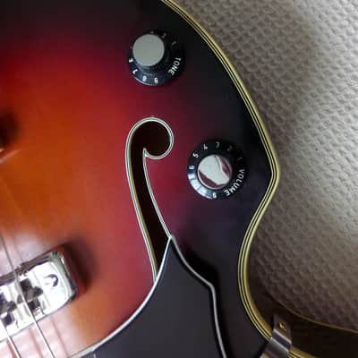 Eko Violin Bass, Left handed, Sunburst 1960s image 5